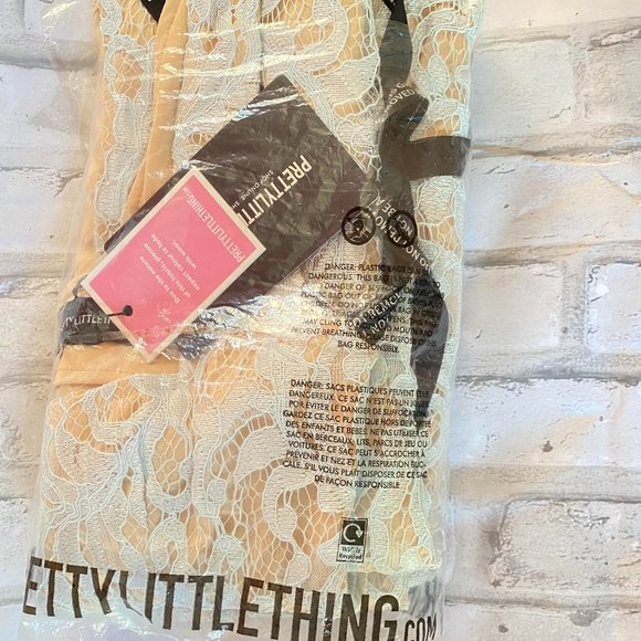 Blue Lace Square Neck Midi Dress - Picture 6 of 6